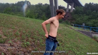 BIGSTR - Horny Guy Shows His Cash To Convince A Dude To Follow Him At A Quiet Place To Fuck