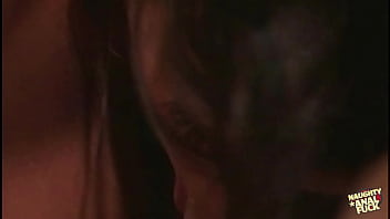 Naughty big tits blonde masturbates alone and watches her sexy friend get fucked hard.