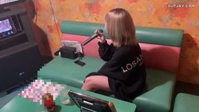 Skinny Gal Karaoke Fuck