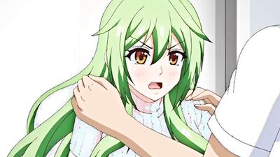 Horny guy bangs cartoon milf with green hair in hot anime porn movie