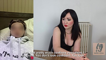 Dick Rating Service: Jerk006 Needs an Honest Review of His Face, Body & Dick (WITH SUBTITLES) - Dame Olga 4K (736)