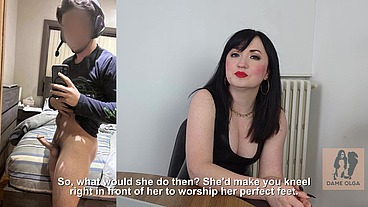 Dick Rating Service: Jerk006 Needs an Honest Review of His Face, Body & Dick (WITH SUBTITLES) - Dame Olga 4K (736)