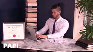 Papi - Hunky Office Coworkers Seth Santoro &amp; Diego Sans Can’t Resist The Urge To Fuck Any Longer