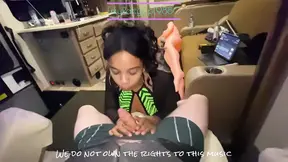 Hot ebony MILF Nadia gets stuffed with big white cock