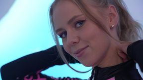 alternative halloween in space with gymnast ella elastic