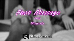 GINGERALE - FOOT MASSAGE : "J'ai attendu ce moment pendant toute la journée !"