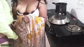 Telugu Bhabhi or Devar Kitchen room At Fucking Time