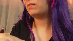 Giantess Smoker Humiliates Tiny Man From Human to Weak Speck