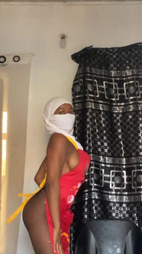 Dancing Sexy Girl in a Lingerie