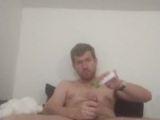 Blonde Otter Jacking Off