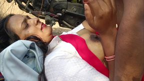 Desi indian Marathi kavita bhabhi cheat on husband in jungle
