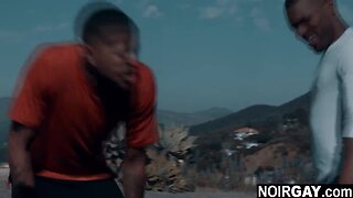 Bbc coalblack gays fuck hard running workout