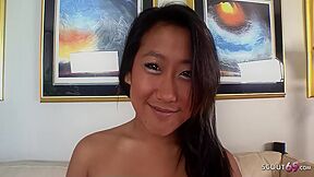Tiny Asian Small Tits Girl Seduce To Casting Fuck By Big Dick Agent