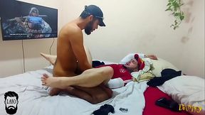 GANHEI A PARTIDA DE VIDEO GAME E COMI MEU PARCEIRO