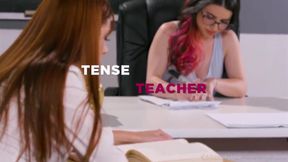 Tense Teacher With Serena Blair And Scarlett Mae