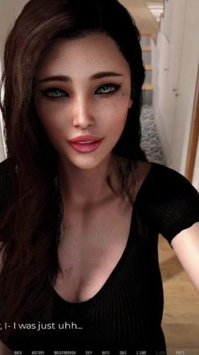 Jaw-dropping moment from &quot;Desirium 01 - Horny Slut Gets Caught Masturbating By Her New Boyfriend, He Watches His GF Playing&quot;