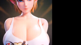 MAVIS TRACER D.VA CHEL ZELDA MEI 2B AND RAVEN MAKE SOME HOT BOOBS SONG - CARTOON ANIMATED 4K 60FPS