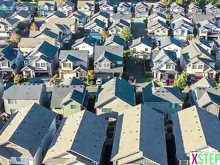 Bratty teen stepsister dicked by stepbro when that babe came in his couch