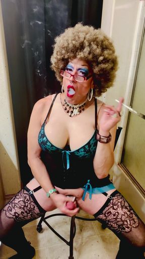 Sexual Disco Smoking Cum Fur Fetish