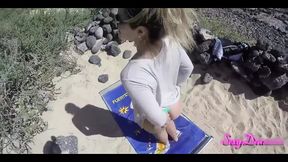 Heat up Your Screen: Sexydea&#039;s Beach Doggystyle POV Will Leave You Wanting More