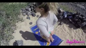 Heat up Your Screen: Sexydea&#039;s Beach Doggystyle POV Will Leave You Wanting More