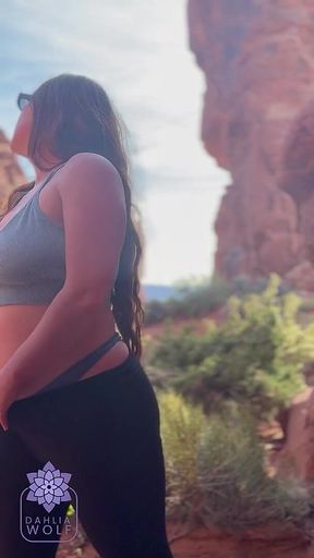 POV Cum All Over Big Boobs Fucked a Stranger in Nature Scenic Hike