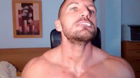 Hot Cum Show with a Hot Muscle Hunk