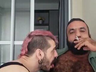 serving the hairy daddy
