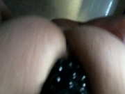 eliza trans wet asmr anal monster dildo
