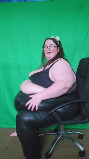 SSBBW Goddess Tight Leather Pants Custom