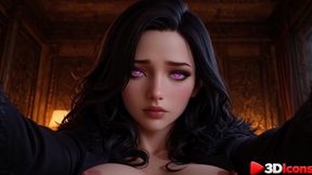this witch lures in strong guys with big dicks and fucks them until they re completely exhausted [ai]