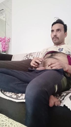 Masturbating on My Couch Watching TV
