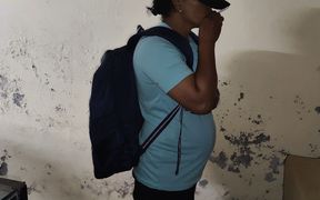 Collage Girl Caught Smoking Cigarettes, to Have Sex and Released