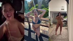 nude beach vlog: dani goes to miami beach with xxx friends