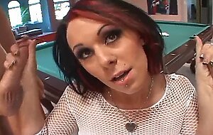Blowjob and cumshot gangbang for Leighlani Red and Isis Ray