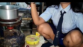 After seeing the girl'_s ass, papa did not stop his girl after coming to and gave her a fuck|Mumbai ashu|