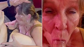 Granny Bambi: Deep Throating, Cocksucking GILF