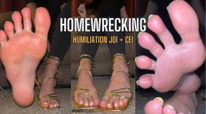 Homewrecking Humiliation JOI + CEI by Ivy's Feet