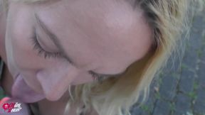 Real Public Assfuck... Horny Blonde Fucked!!