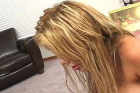 Blond Slut with Perfect Body Got Her Holes Ponded