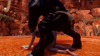 Sticking hard in the boy's ass 3D