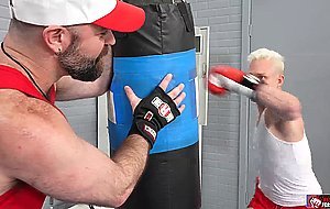 Wolfie Braden Shaw fists Andrew Connor and Jim Fit