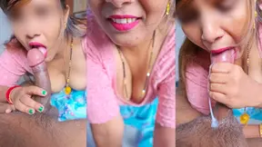 Delhi hot wife xxx real blowjob video &mdash;  she got accidently cum in mouth and she enjoy his Hot Cum