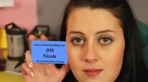 Chubby chick at a casting