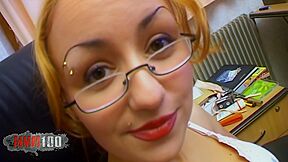 Krystal Wallas & Terry Kemacos Office Encounter - Half Arab Beauty In Action