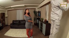 Risky Desire Surges as a Married Curvy Beauty Reveals Her Bold, Overwhelming Presence - Scene 2