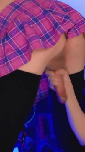 Kinky Cock Milking with Her Femboy with Amazing Scene Cumshot