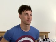 Jock stud Kayden Gray masturbation and athletic interview