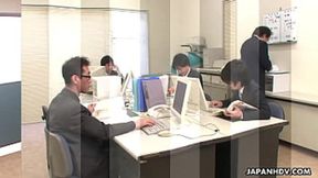 Office babe's naughty&#x1F608; Asian secrets