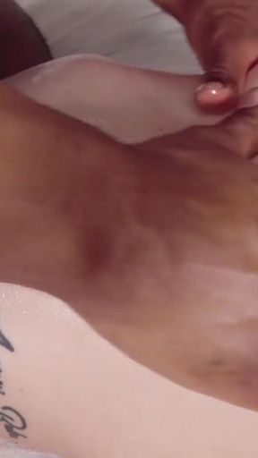 POV perverted masseur oils and unexpectedly fucks client with perfect tits. - Eve Sweet   Clip 1